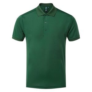 Premier Mens Coolchecker Polo Shirt / Bottle Green